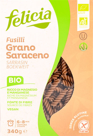 Vio Agros Fusilli Buckwheat Organic Gluten-Free 250gr