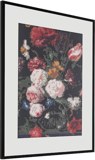 Grafix Диамантена мозайка с цветя 40x50см