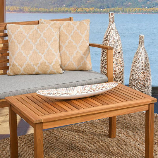 Fylliana Fylliana Sofa Cushion Jacaurd 100% Cotton Beige 45x45cm