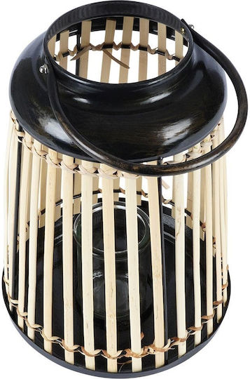 JK Home Decoration Laterne Bamboo Braun 24x24x32cm 1Stück