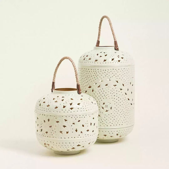 Φαναρι Μεταλικο Μεντα 30 X 28 Cm Beauty Home