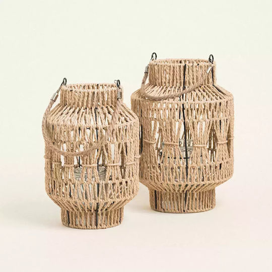 Handmade Lantern Cord 31 X 19 Cm Beauty Home