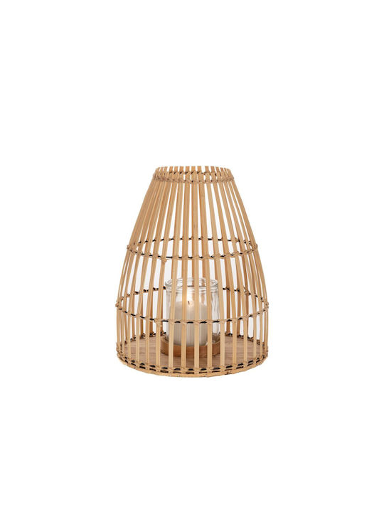 Iliadis Φαναράκι Bamboo Επιδαπέδιο Μπεζ 28x28x35εκ.