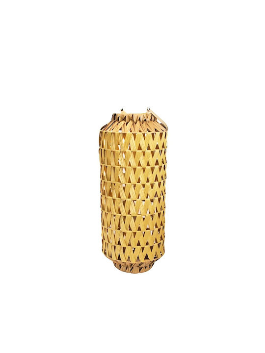 Atmosphera Φαναράκι Rattan Επιτραπέζιο Μπεζ 25x25x59.5εκ.