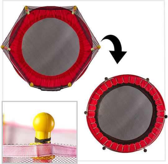 ikonka Outdoor Trampoline 140cm with Net