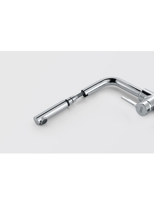Franke Urban Kitchen Counter Faucet with Silver Shower