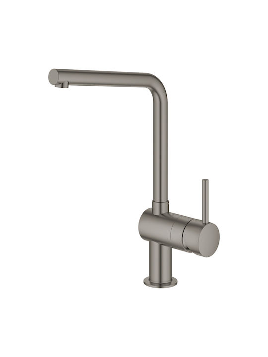 Grohe Kitchen Faucet Counter Gray