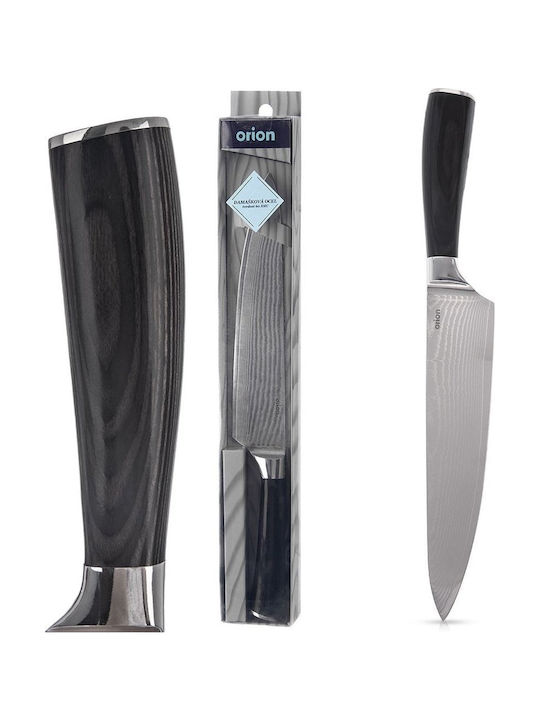 Orion Damascus Μαχαίρι Chef από Δαμασκηνό Ατσάλι 33.5cm