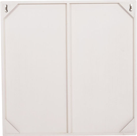 HomeMarkt Santorini Painting Wooden 80x4.5cm