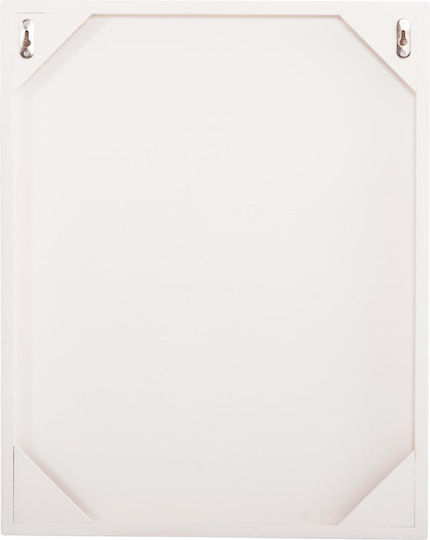 Hm4534 Правоъгълна картина серия Санторини Hm4534 MDF цвят екрю-декорация бежов 48x4.5 дебелина X60cm код 0538049