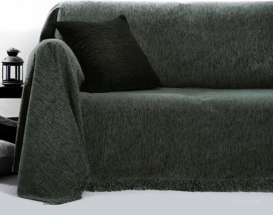 Anna Riska 1300 Armchair Throw Chenille 150x180cm Dark Grey