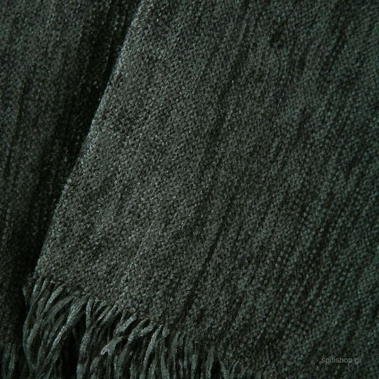 Anna Riska 1300 Ριχτάρι Τετραθέσιου Καναπέ Chenille 180x320εκ. Dark Grey