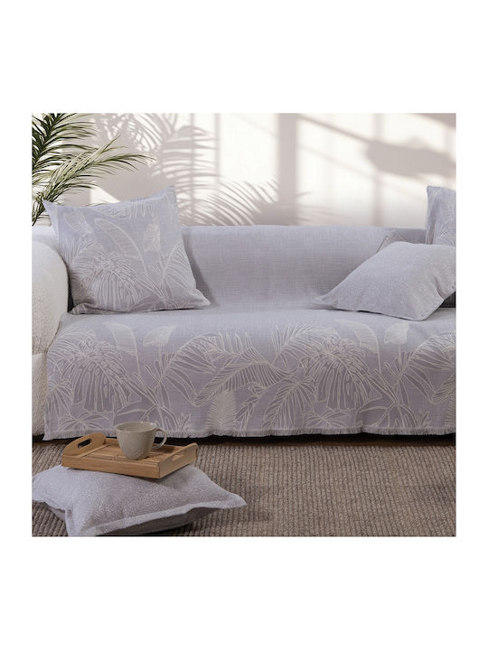 Nef-Nef Homeware Grow Фотьойл Throw Жакард 170x180см Сив