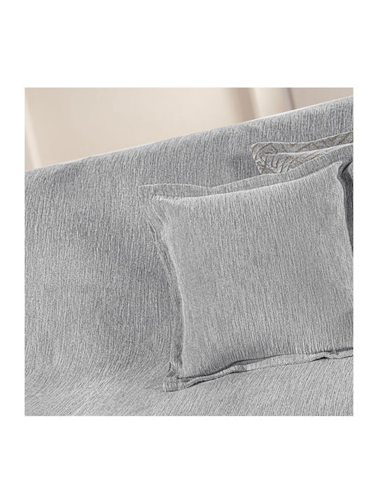 Guy Laroche Perth Dreisitzer-Sofa Wurf Chenille 180x300cm Graue