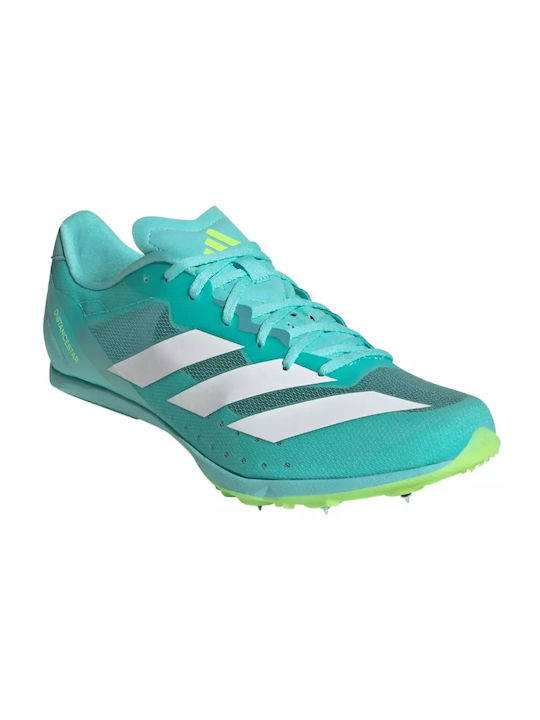 Distancestar Sport Shoes Spikes Yellow / Turquoise