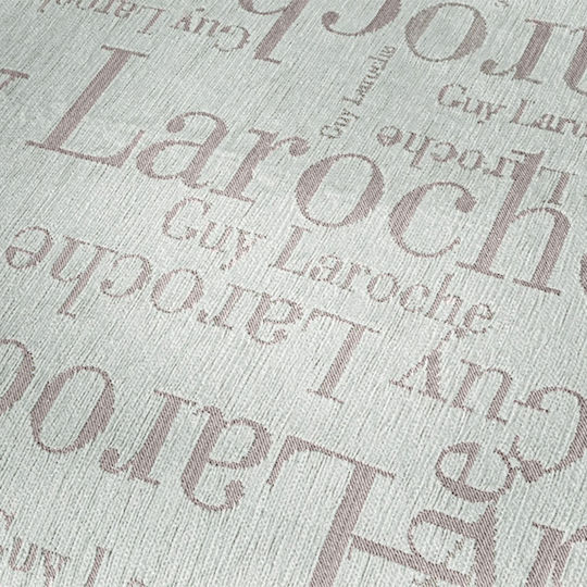 Guy Laroche Stamp Ριχτάρι Διθέσιου Καναπέ Chenille 180x250εκ. Silver