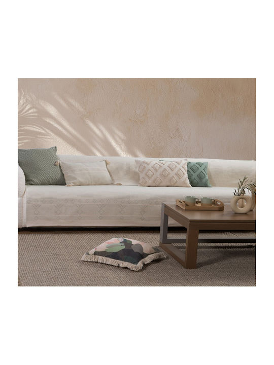 Nef-Nef Homeware Resan Ριχτάρι Τετραθέσιου Καναπέ 180x350εκ. Ροδακινί