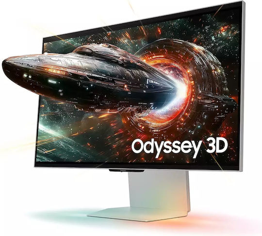 Samsung Odyssey 3D G90XF IPS HDR Gaming Monitor 27" 4K 3840x2160 165Hz με Χρόνο Απόκρισης 1ms GTG