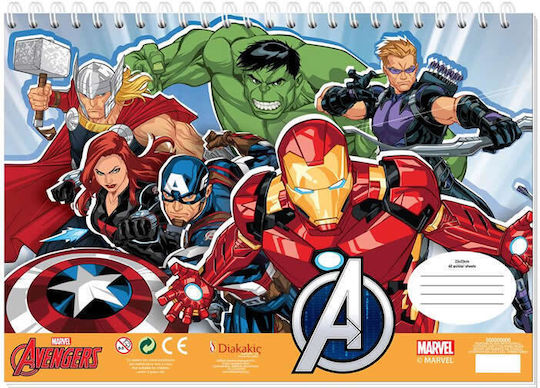 Iron Man Zeichenblock 23x33 40 Blatt