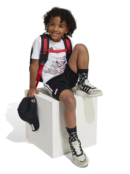 Kids' Set with Shorts Summer 2pcs White x Marvel Spider-Man
