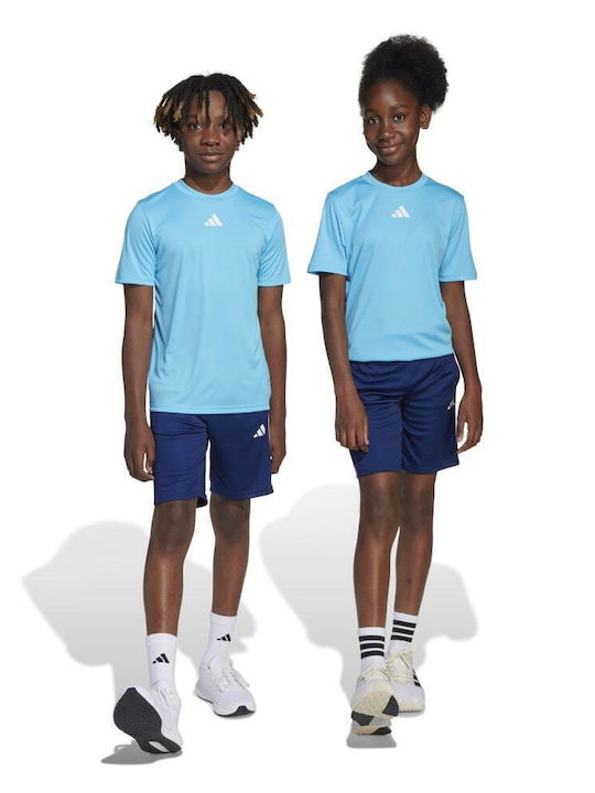 Kinder-Set mit Shorts Sommer 2Stück Brcyan/white