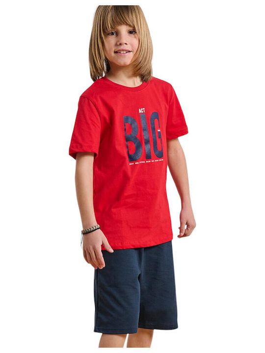 BodyTalk Kids Clothing Set with Shorts Red 2 Pieces