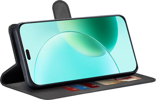 Techsuit Book Silicone Black (Honor 400 Lite)