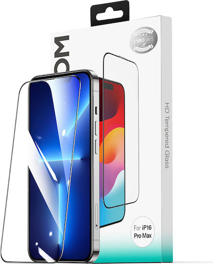 Joyroom 2.5D Tempered Glass Μαύρο (iPhone 15)