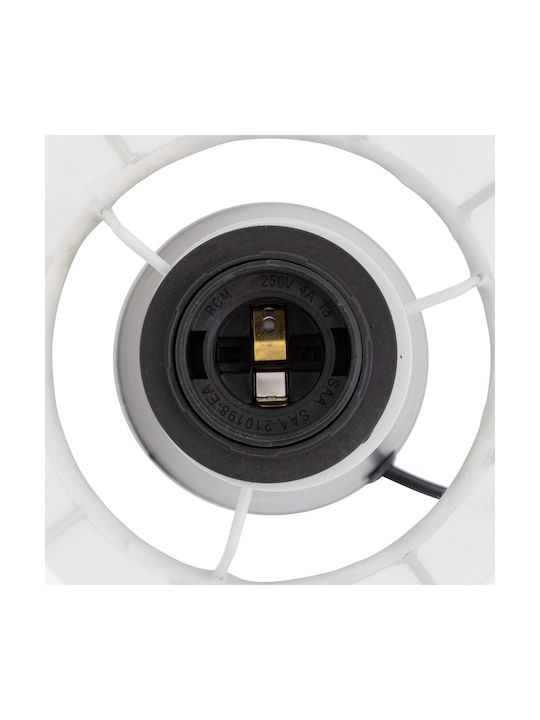 Decorative Lamp with Socket for Bulb E27 Black