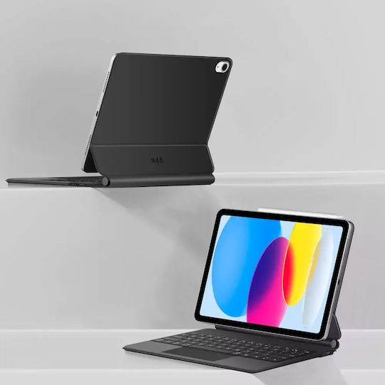 Tech-Protect Smartcase Flip Cover with Keyboard Blacη (iPad 10.9” 10/2022, iPad 11” 11/2025)