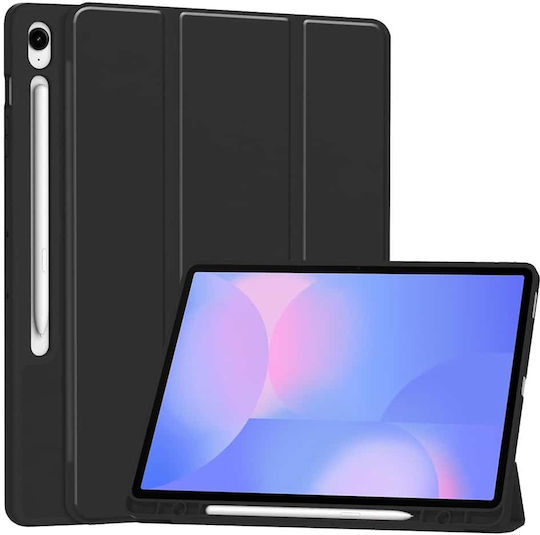 Techsuit Flip Cover Black (Samsung Galaxy Tab S10 FE Plus)