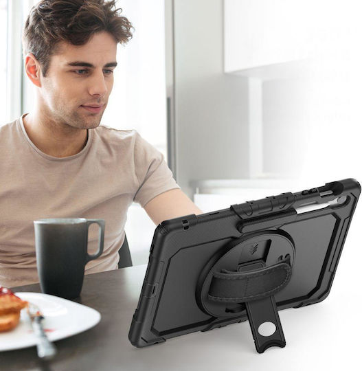 Tech-Protect Solid Флип капак Черен (Galaxy Tab S10 FE+ X620 / X626B)