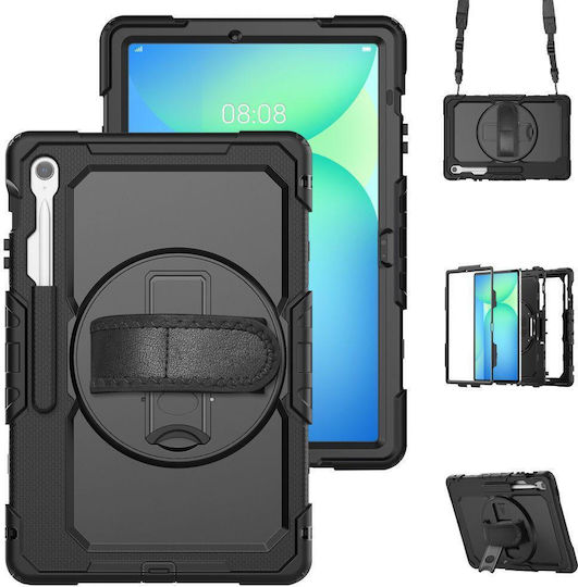 Tech-Protect Solid Флип капак Черен (Galaxy Tab S10 FE+ X620 / X626B)