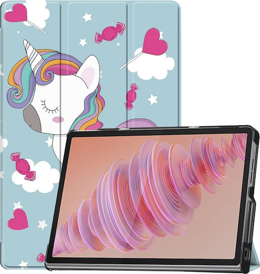 Techsuit Foldpro Flip Cover Πολύχρωμη (Lenovo Tab Plus)