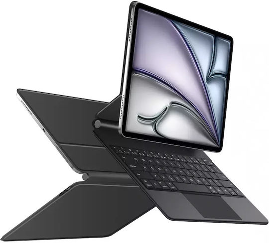 Tech-Protect Smartcase Klappdeckel mit Tastatur Schware (iPad Pro 12,9" 4/5/6, iPad Air 13" 1/2)