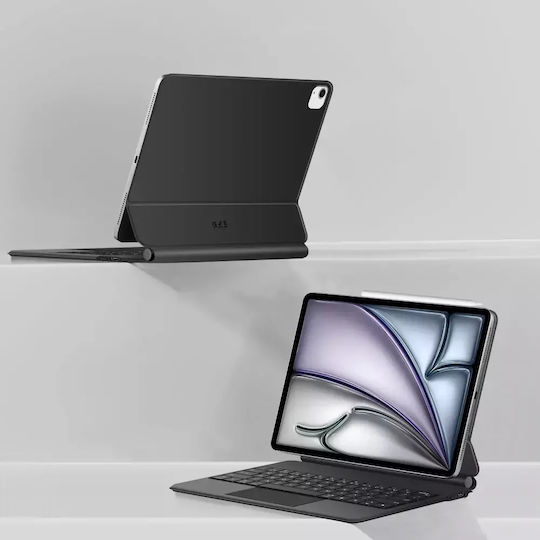 Tech-Protect Smartcase Klappdeckel mit Tastatur Schware (iPad Pro 12,9" 4/5/6, iPad Air 13" 1/2)