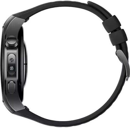 Huawei Watch 5 Stainless Steel 46mm Waterproof with eSIM and Heart Rate Monitor (Black)