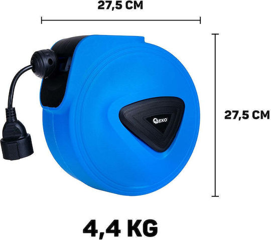 Geko Μπαλαντέζα με Καλώδιο 15m Διατομή 3 x 1.5mm² και Γείωση