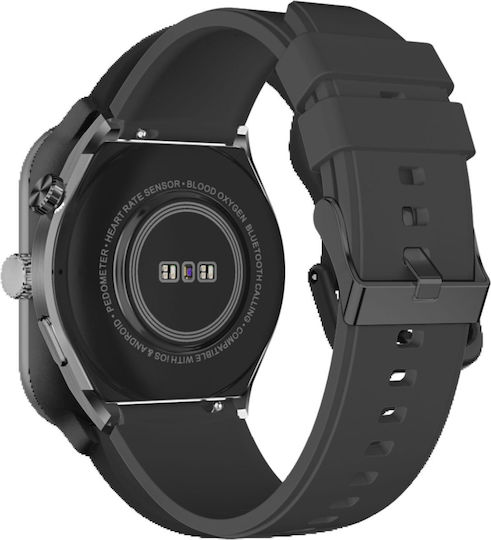 Bea-fon 401 47mm Smartwatch with Heart Rate Monitor (Black)