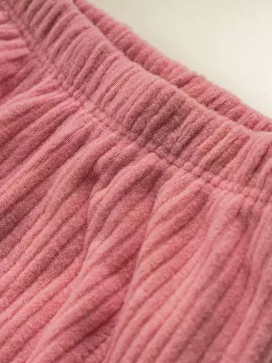 Kinder-Set mit Hose Winter 2Stück Rosa