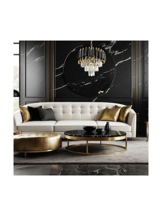 Eko Light Candelabru 5xE14 cu Cristale