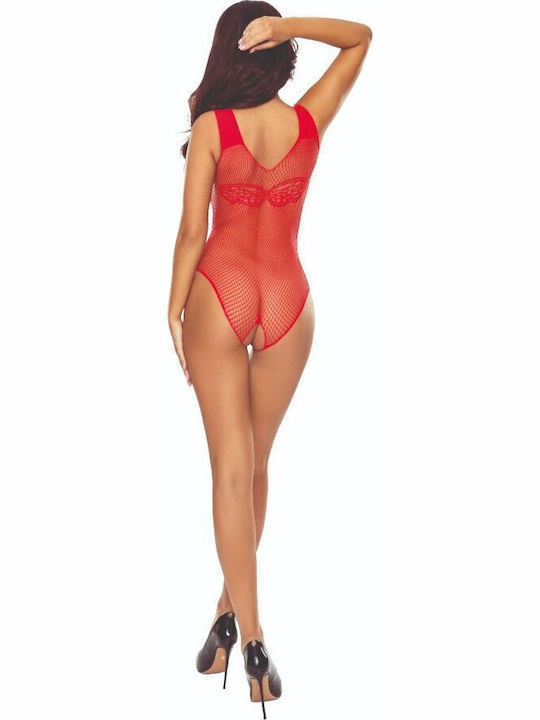 Passion Bs109 Red Butterfly Bosystocking