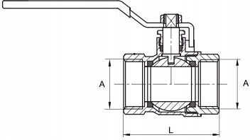 1,1/4"" Standard-Kugelhahnmutter Gwxgw