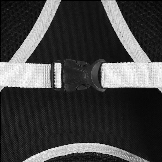 Small-medium Pet Carrier Backpack Up To 12 Kg Transparent Panoramic Window Side Pockets Black