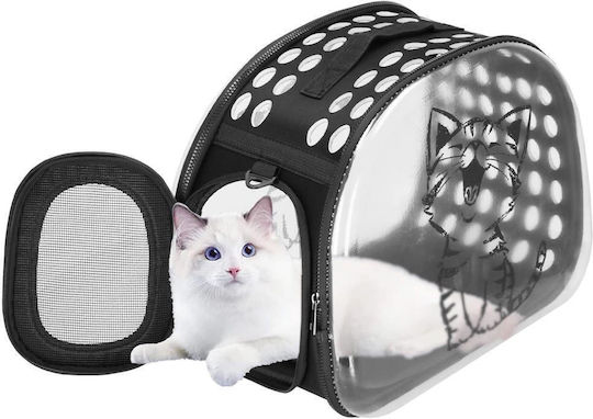 Чанта за пренасяне на домашни любимци котка/куче M 42x26x32 см прозрачна