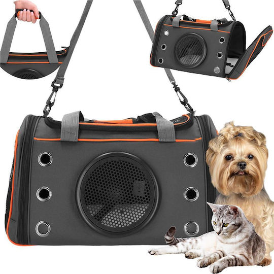 Small-medium Pet Carrier Bag Dog Cat Foldable 24x48x33 Cm Gray