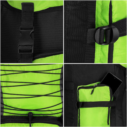 Rucsac Militar Tactic de Drumeție cu Husă de Ploaie 90 Litri 25 Kg 85x38x26 cm Verde Negru