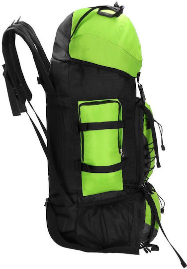 Rucsac Militar Tactic de Drumeție cu Husă de Ploaie 90 Litri 25 Kg 85x38x26 cm Verde Negru
