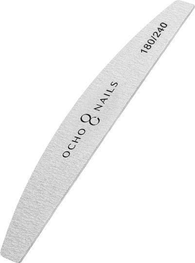 Ocho Nails Schlanke Halbmondfeile 180/240 1 Stk. Sicheres Verpackung