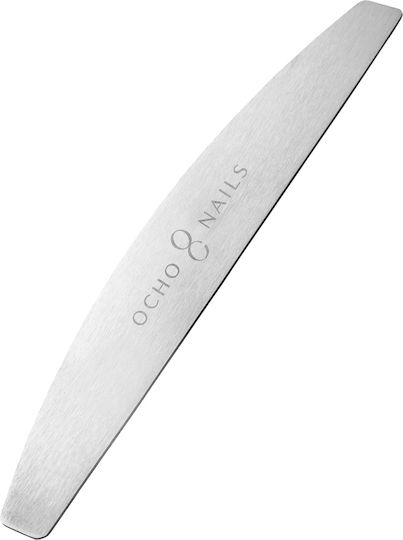 Ocho Nails Half-moon Metal File Core + Buffers 240 10 Pcs